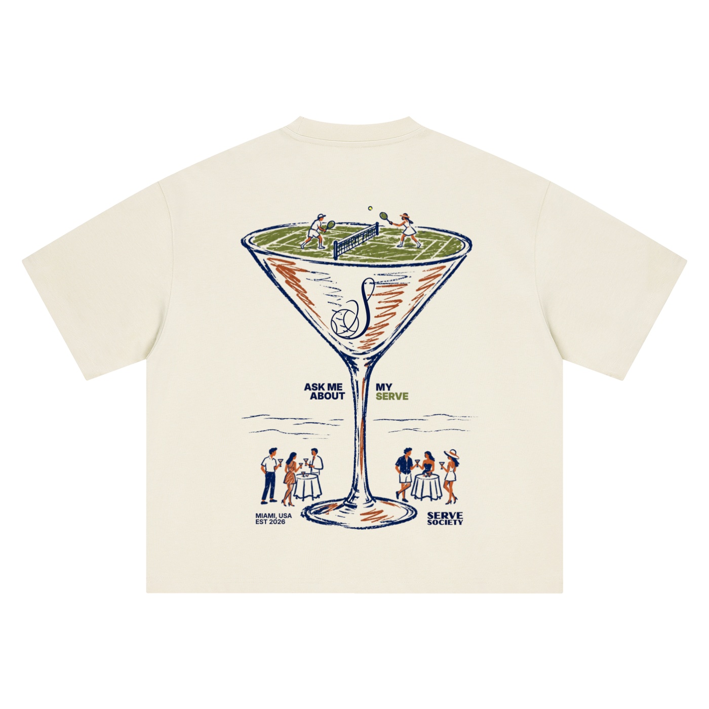 the tini tennis tee - Image 4